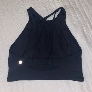 Lululemon long line high neck sports bra
